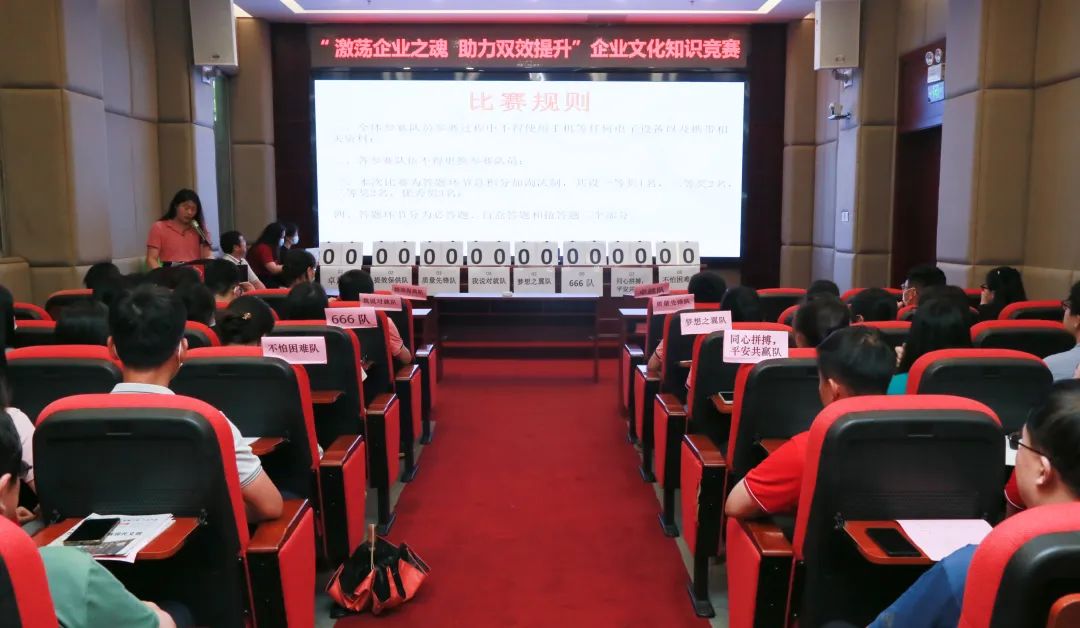 激荡企业之魂 助力双效提升——白云山G22恒峰公司成功进行企业文化知识较量